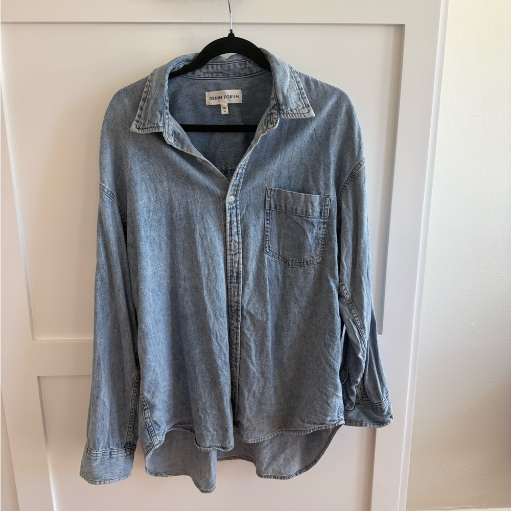 Aritzia Denim forum denim shirt